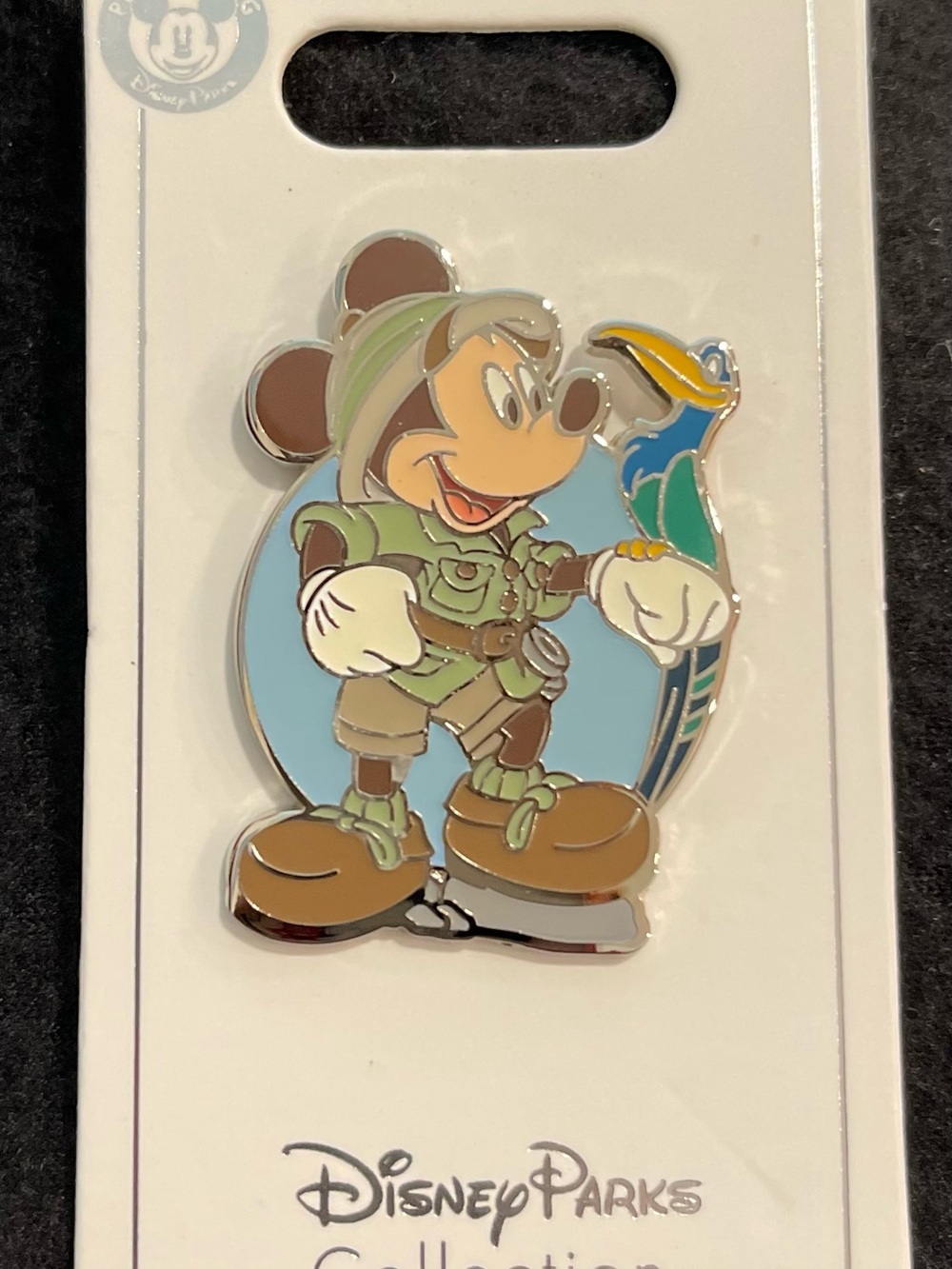 Disney Black Mickey Head Enamel Pin Backing